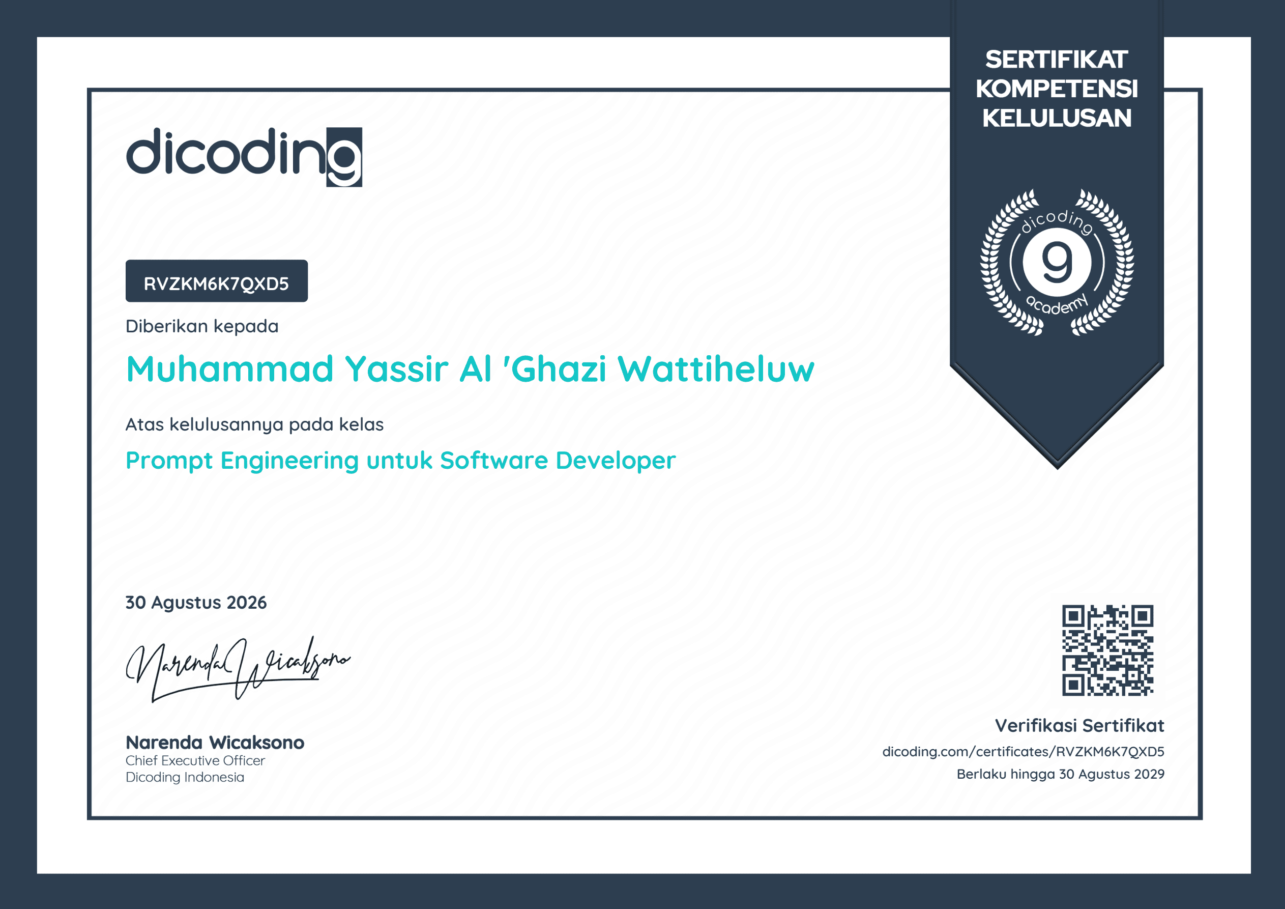 Prompt Engineering untuk Software Developer preview