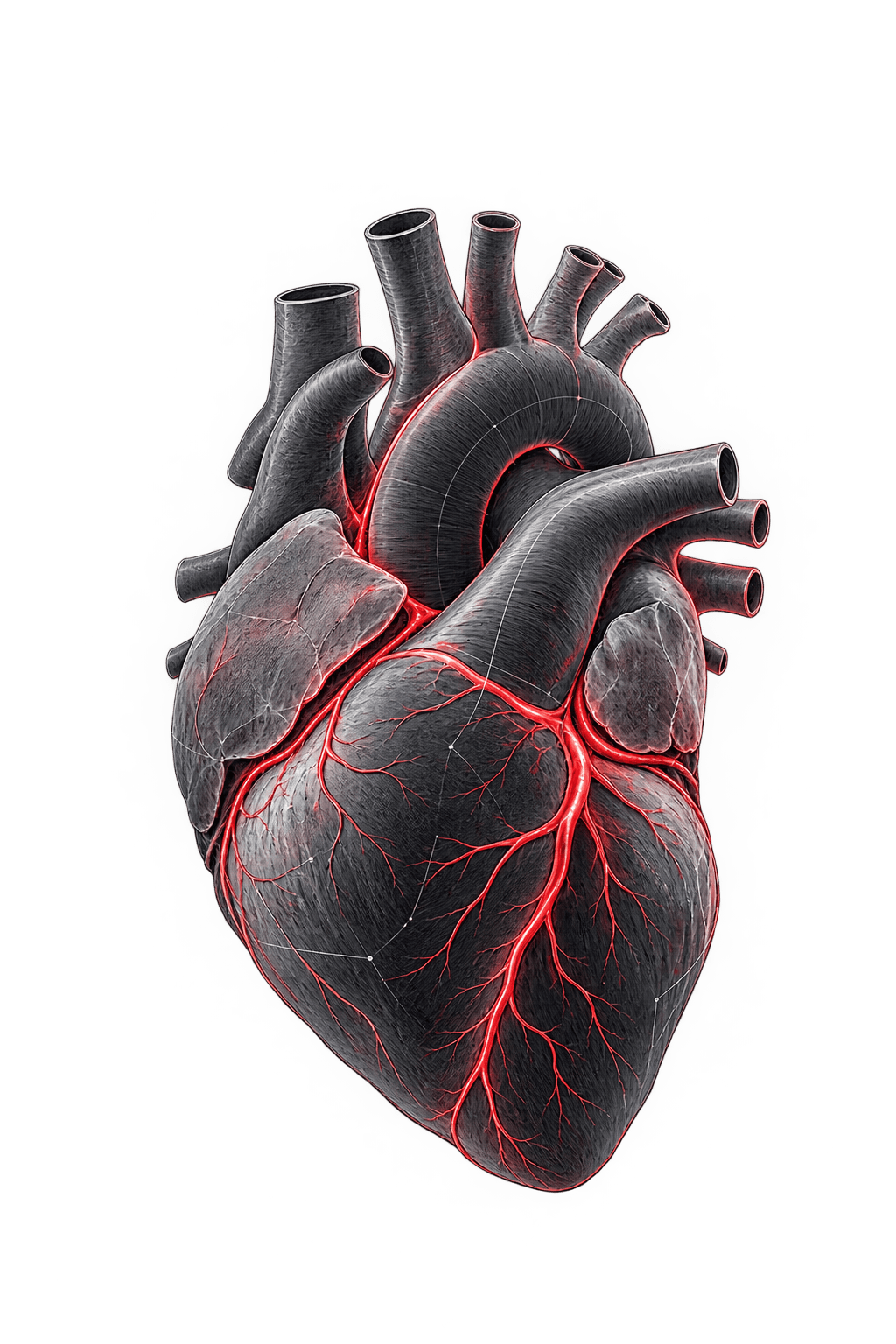 Anatomical heart visualization with coronary vasculature for Heart Failure Research